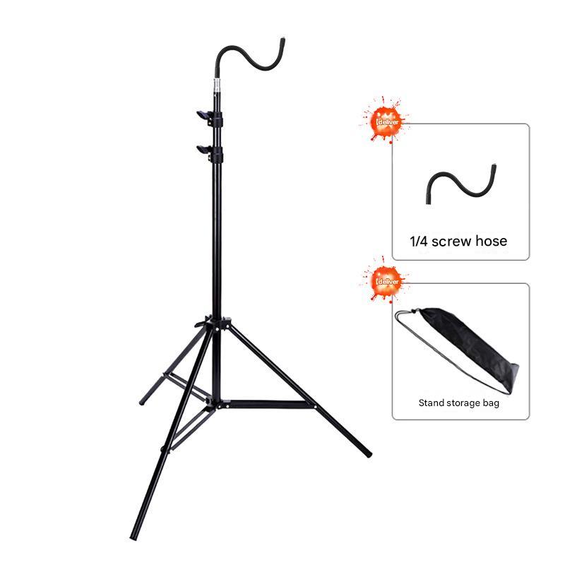 LED charging outdoor camping tripod stand stall light retractable foldable with storage bag