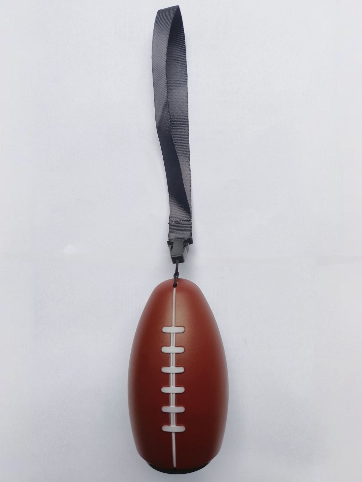 Creative American football shape automatic push bottle opener brown