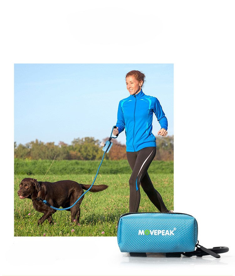 Portable pet poop bag