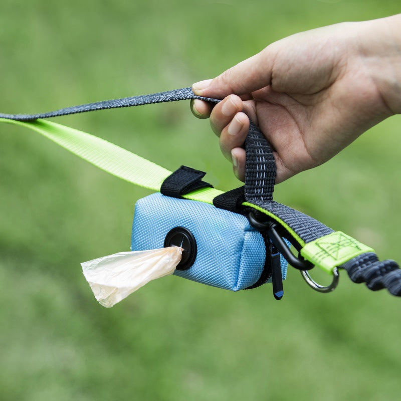 Portable pet poop bag